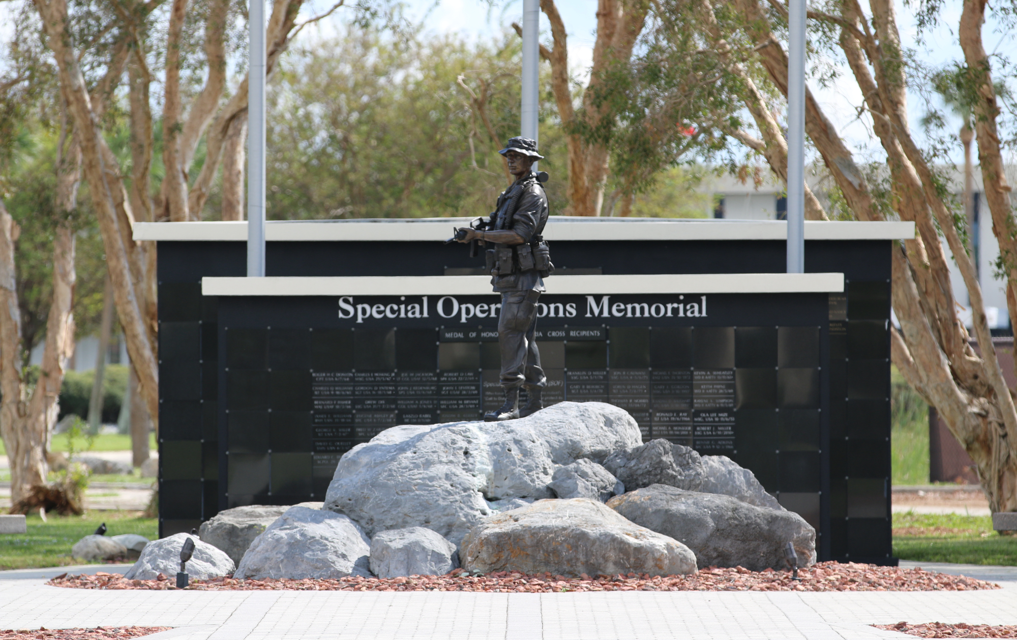 Views of the Special Operations Memorial