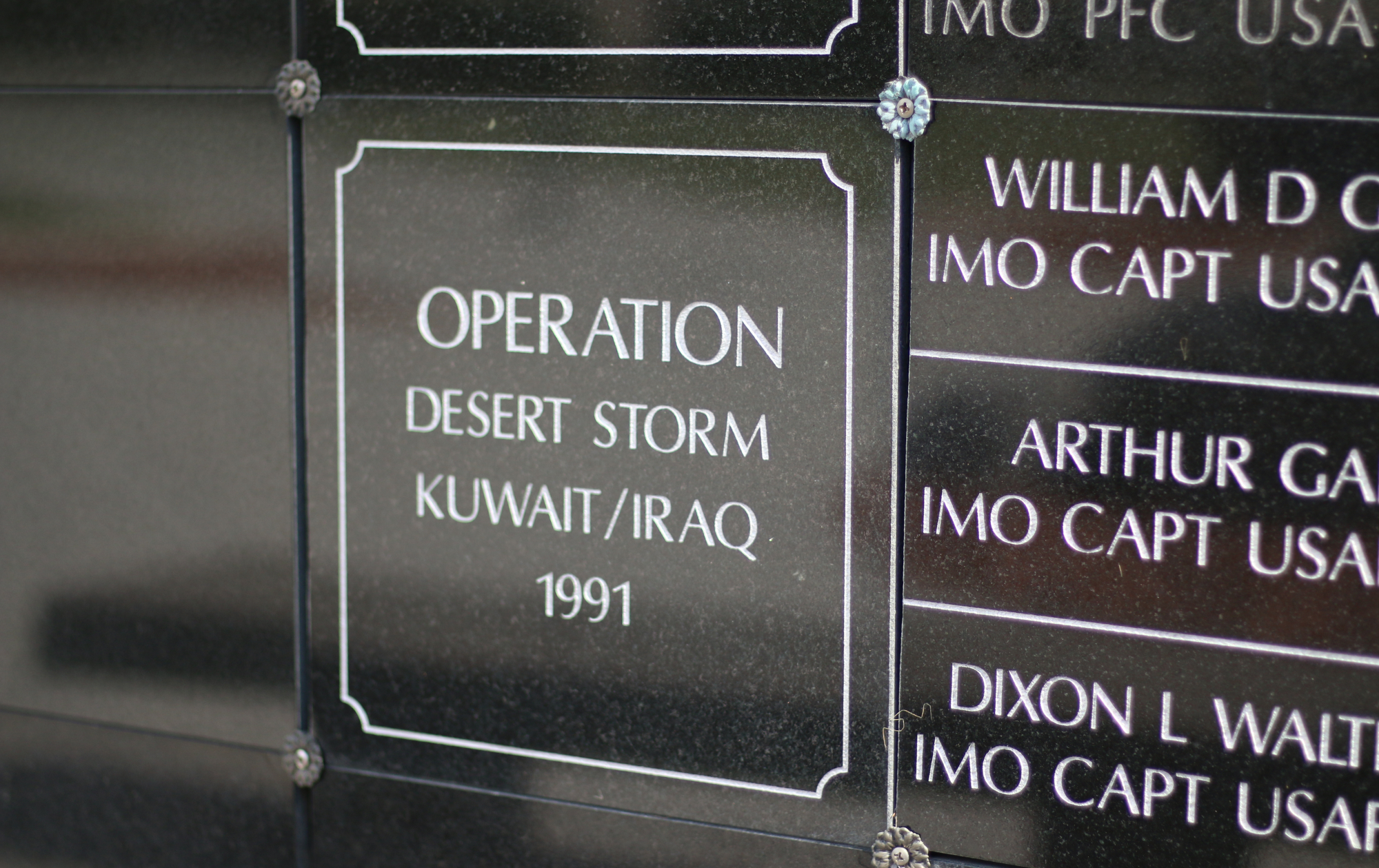 Views of the Special Operations Memorial