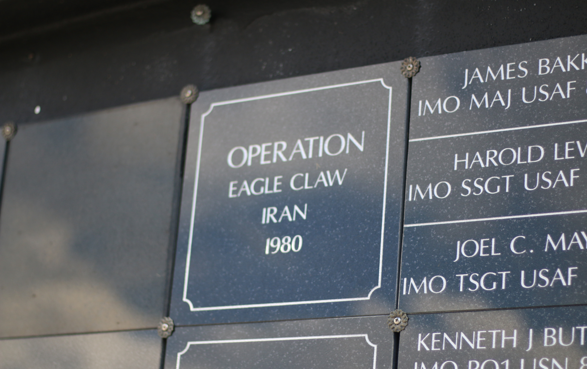 Views of the Special Operations Memorial